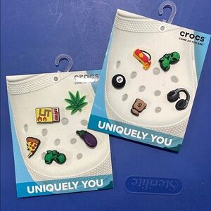 CROCS Multicolor Jibbitz Jewelry Accessories Set